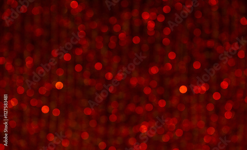 Obraz na płótnie Shining blurred red bokeh. Background and texture w salonie