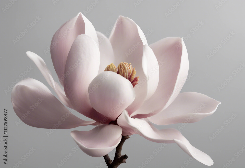 Collection of magnolia flowers isolated on transparent or white background Collection of magnolia flowers isolated on transparent or white background