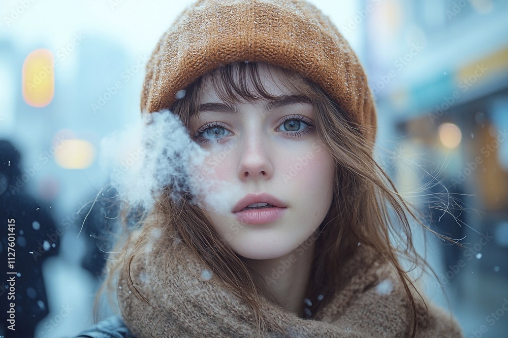 A beautiful girl with a thoughtful expression on her face! A beautiful girl with a thoughtful expression on her face!