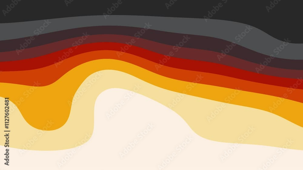 Abstract Wavy Layers Design in Warm Hues: A Vibrant and Organic Digital Art Piece Abstract Wavy Layers Design in Warm Hues: A Vibrant and Organic Digital Art Piece