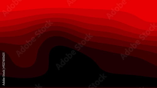 Abstract Red and Black Wave Pattern Background Design Illustration Digital Art Graphic