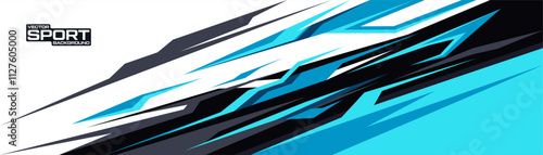 car livery graphic vector with exclusive colors. abstract grunge background design for vehicle vinyl wrap and sports car, racing car, jersey, and banner