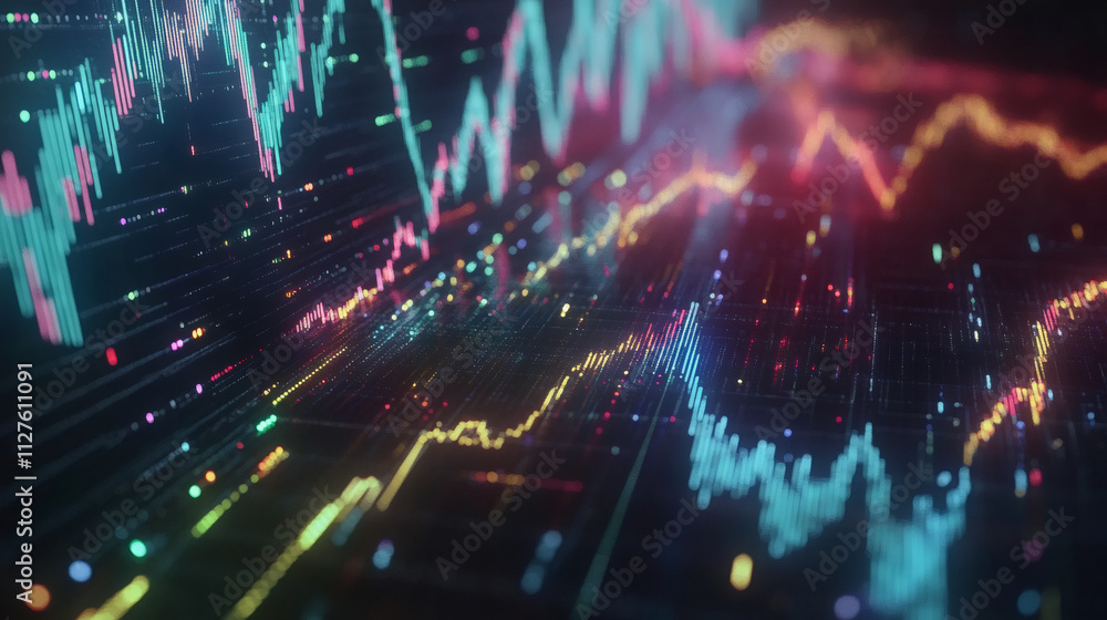 Vibrant stock market graph showing upward trend, symbolizing financial growth, investment success, and strong market performance Vibrant stock market graph showing upward trend, symbolizing financial growth, investment success, and strong market performance