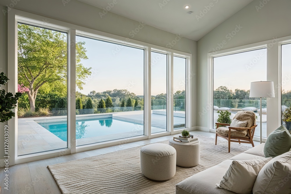 Modern Glass Framed Window Designs for Bright and Airy Serene Interior Spaces Modern Glass Framed Window Designs for Bright and Airy Serene Interior Spaces