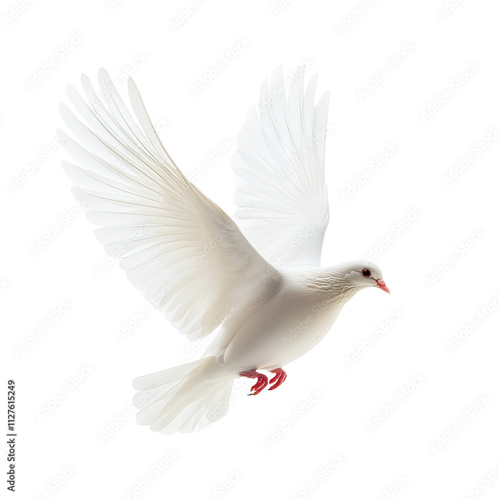 Fototapeta premium White dove peace pigeon bird fly background olive sky world. Isolated religion dove white peace animal religious branch hope freedom black spirit holy light day icon independence spiritual love twig