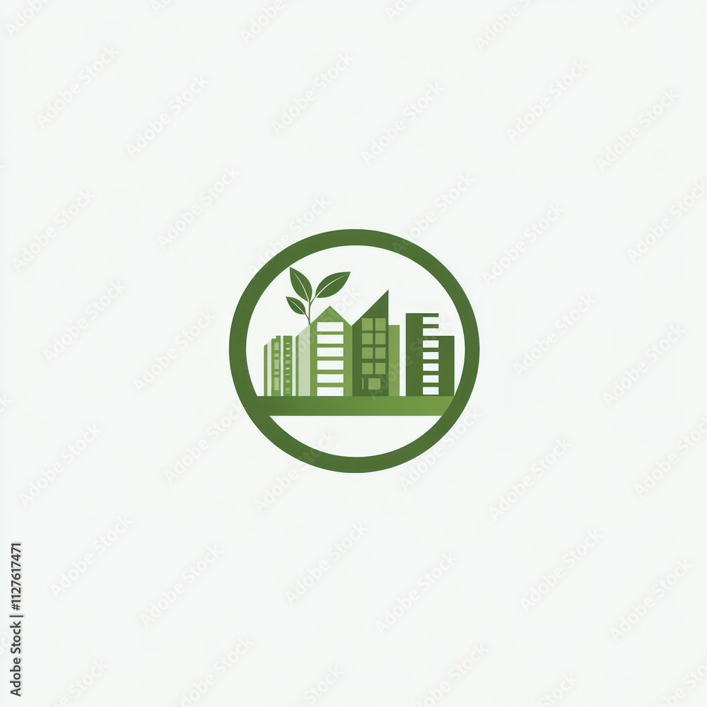 Green city, eco-friendly buildings, sustainable urban development concept. Green city, eco-friendly buildings, sustainable urban development concept.