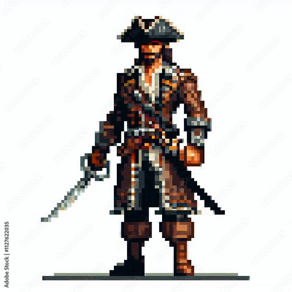 Obraz premium Pixel art Sailor