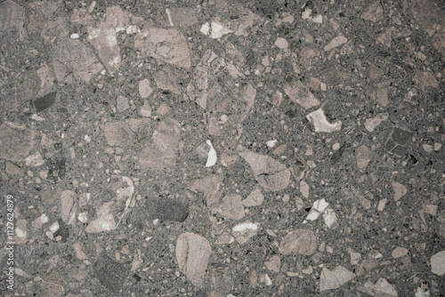 Fotografie Gray marble texture with presses rubble