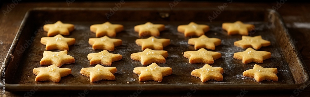 Cozy Christmas cookies in festive holiday shapes Cozy Christmas cookies in festive holiday shapes