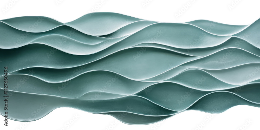 Fototapeta premium Serenity in Blue and Green