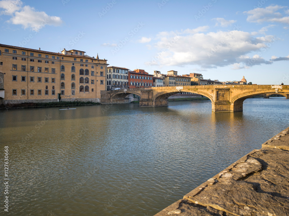 Obraz premium The Old Town of city of Florence, Tuscany Region, Italy