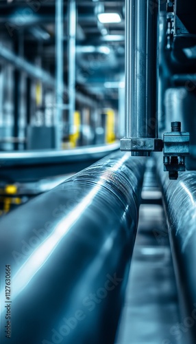 Wallpaper Mural Industrial photography of factory constructions and manufacturing technology on the production line Torontodigital.ca