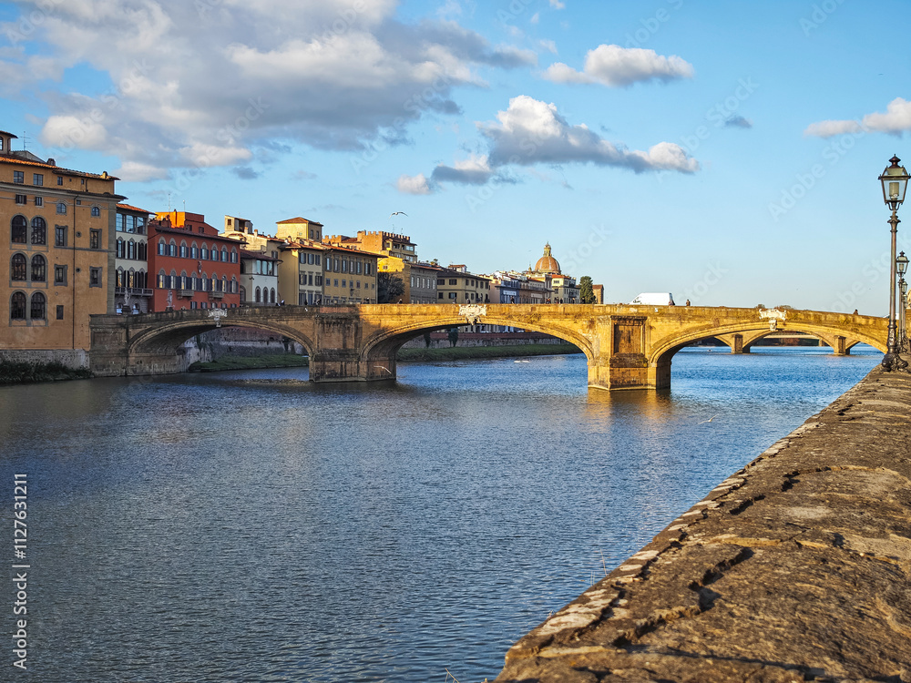 Obraz premium The Old Town of city of Florence, Tuscany Region, Italy