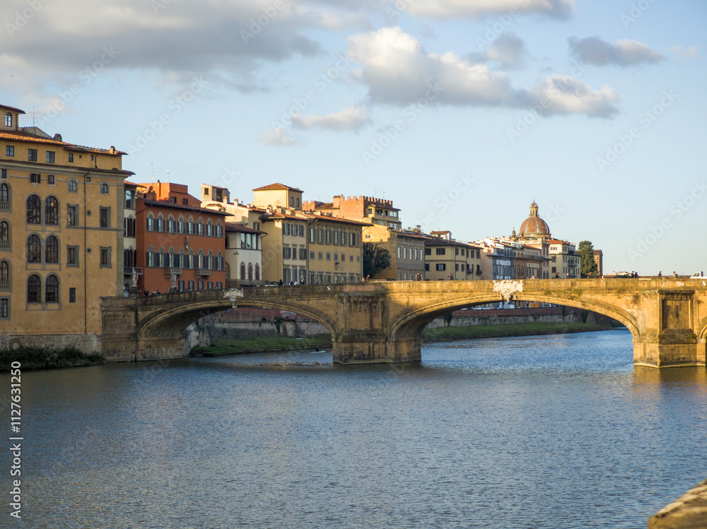 The Old Town of city of Florence, Tuscany Region, Italy The Old Town of city of Florence, Tuscany Region, Italy