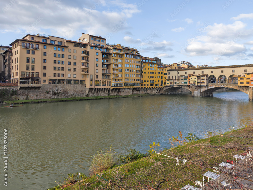 Naklejka premium The Old Town of city of Florence, Tuscany Region, Italy