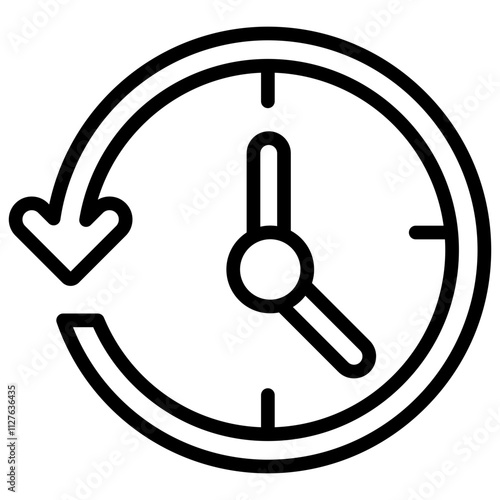 Setting and Mobile Banking Line Icon
