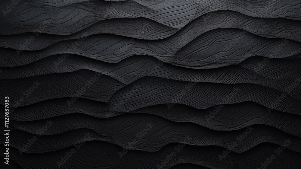 Abstract Black Wavy Texture Background Design Abstract Black Wavy Texture Background Design