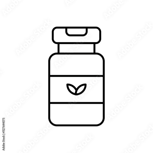 Supplement icon line art vector