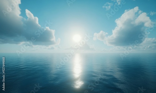 serene blue background with soft clouds, gentle gradients, and peaceful atmosphere calming and tranquil