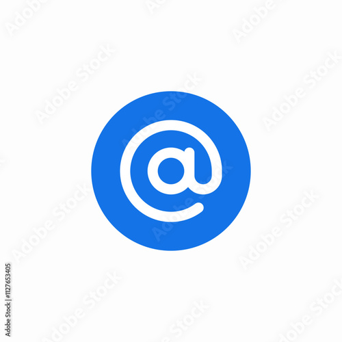 email button icon sign vector