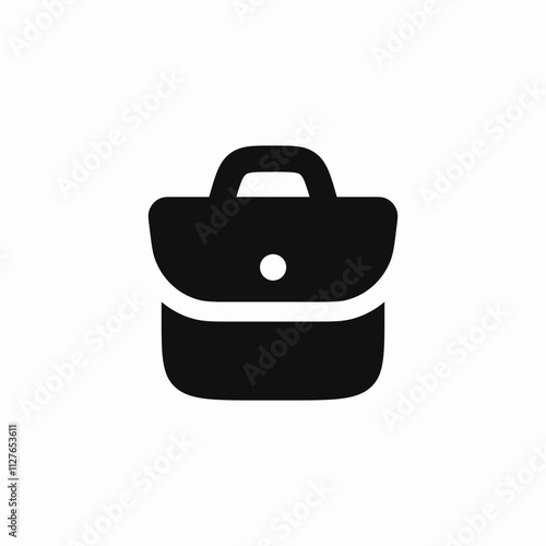 handbag suitcase icon sign vector