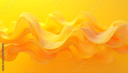 Flowing golden patterns create a warm and inviting abstract background in a vibrant yellow color scheme