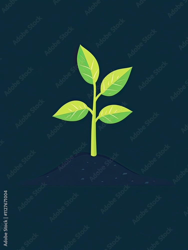 investment plant sprouting flat design front view sustainability theme animation vivid investment plant sprouting flat design front view sustainability theme animation vivid