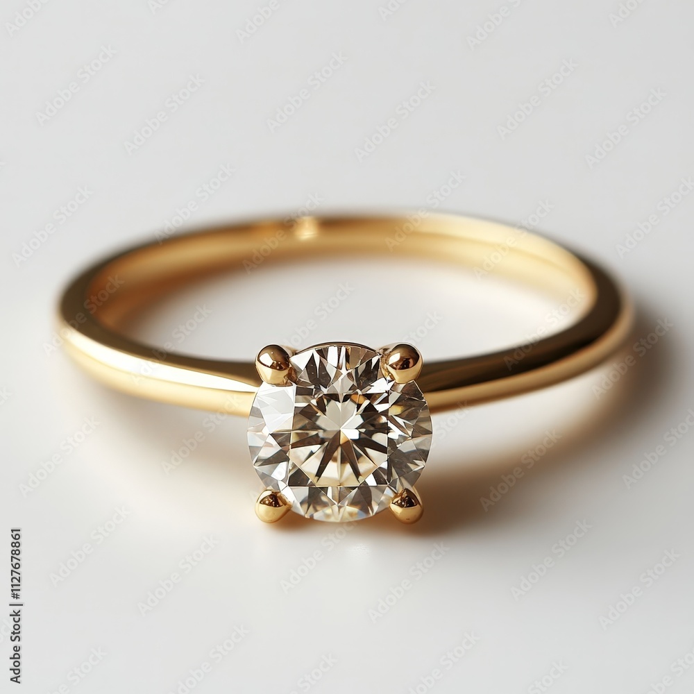 Timeless Yellow Gold Diamond Ring Design Timeless Yellow Gold Diamond Ring Design
