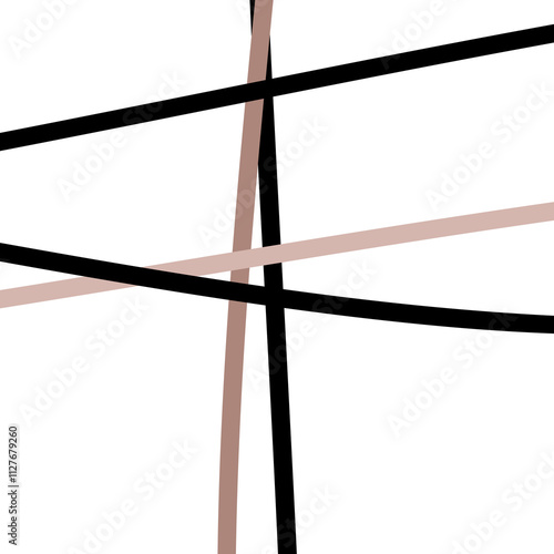 Neutral Abstract Minimalist Line Design