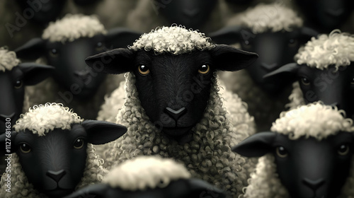 Black Sheep Among White: Conformity, Rebellion, Courage