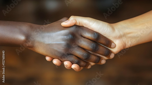 Handshake: Unity, Diversity, and Global Connection photo