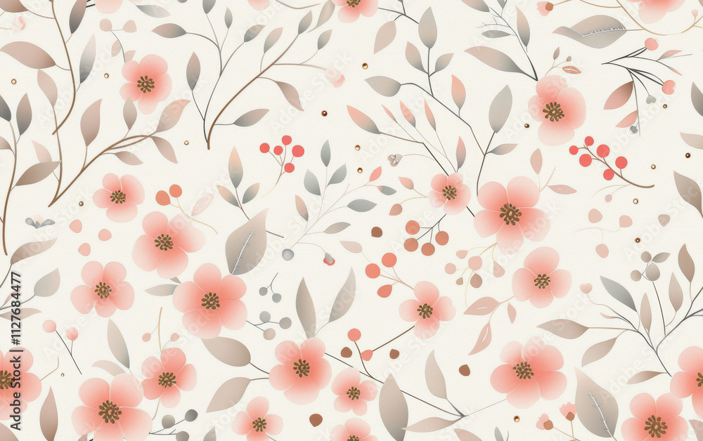 Retro style floral texture art background
Retro style floral texture art background