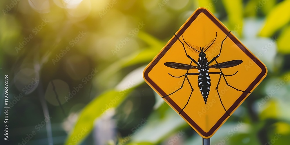 Anti-mosquito sign with a clear, bold design, featuring a symbol of protection against mosquitoes, emphasizing safety and comfort in outdoor spaces, creating a barrier for pest-free environments Anti-mosquito sign with a clear, bold design, featuring a symbol of protection against mosquitoes, emphasizing safety and comfort in outdoor spaces, creating a barrier for pest-free environments