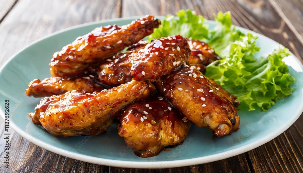 BBQ Chicken Wings with Sticky Glaze: Finger-Licking Good BBQ Chicken Wings with Sticky Glaze: Finger-Licking Good