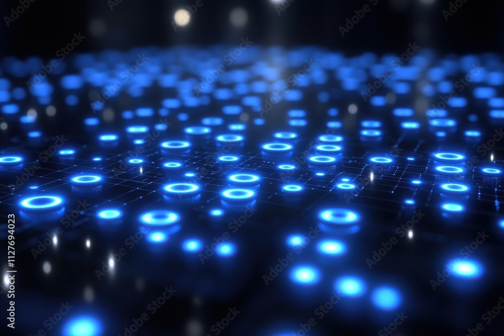 Abstract Futuristic Network Data Flow Abstract Futuristic Network Data Flow
