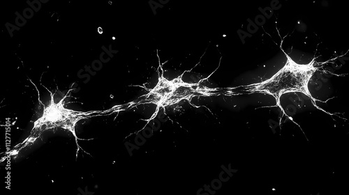 Purkinje nerve cells, lm. Lumina. Illustration photo