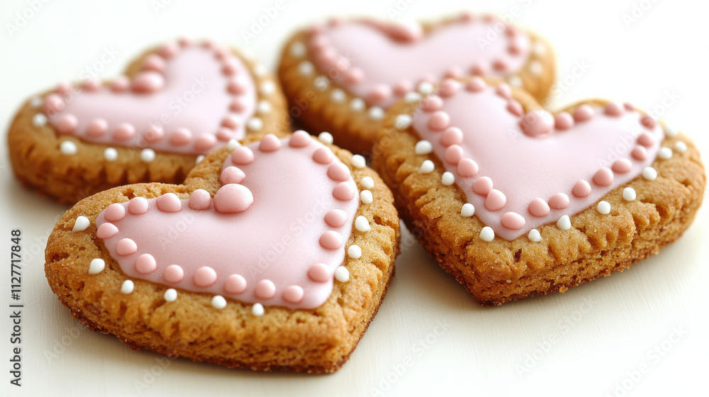Heart shaped cookies with pink glaze and decorative icing, perfect for celebrations and sweet treats. These delightful cookies bring joy and love to any occasion Heart shaped cookies with pink glaze and decorative icing, perfect for celebrations and sweet treats. These delightful cookies bring joy and love to any occasion