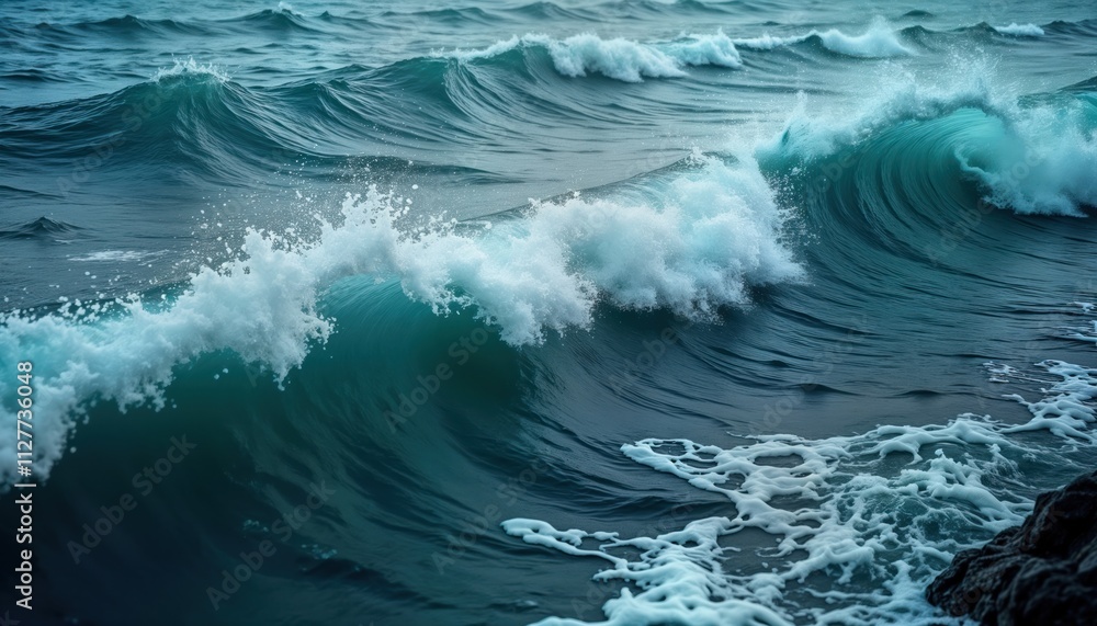 Powerful waves crash on Norwegian Sea. Intense ocean energy. Wild nature scene. Dramatic landscape. Powerful water. Huge waves create powerful scene. Scenic view. Remote location. Oceanic, stormy. Powerful waves crash on Norwegian Sea. Intense ocean energy. Wild nature scene. Dramatic landscape. Powerful water. Huge waves create powerful scene. Scenic view. Remote location. Oceanic, stormy.