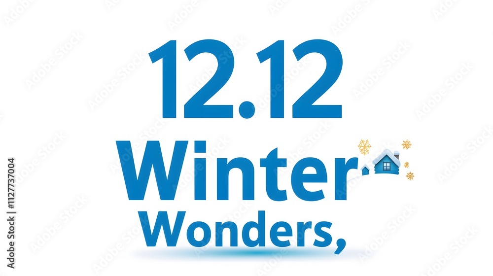 12.12 Winter Wonders event graphic. 12.12 Winter Wonders event graphic.