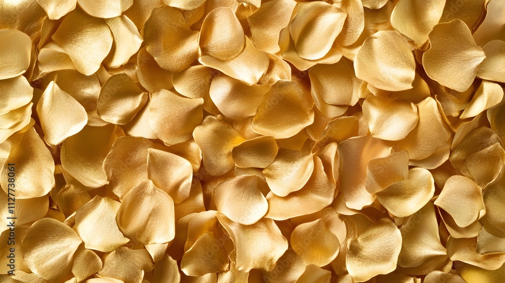 A close-up of delicate golden rose petals arranged in a visually appealing pattern. A close-up of delicate golden rose petals arranged in a visually appealing pattern.