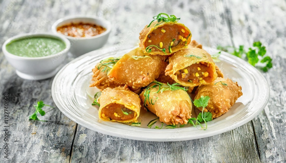 Exotic Curry Pockets: A Modern Fusion Snack Exotic Curry Pockets: A Modern Fusion Snack