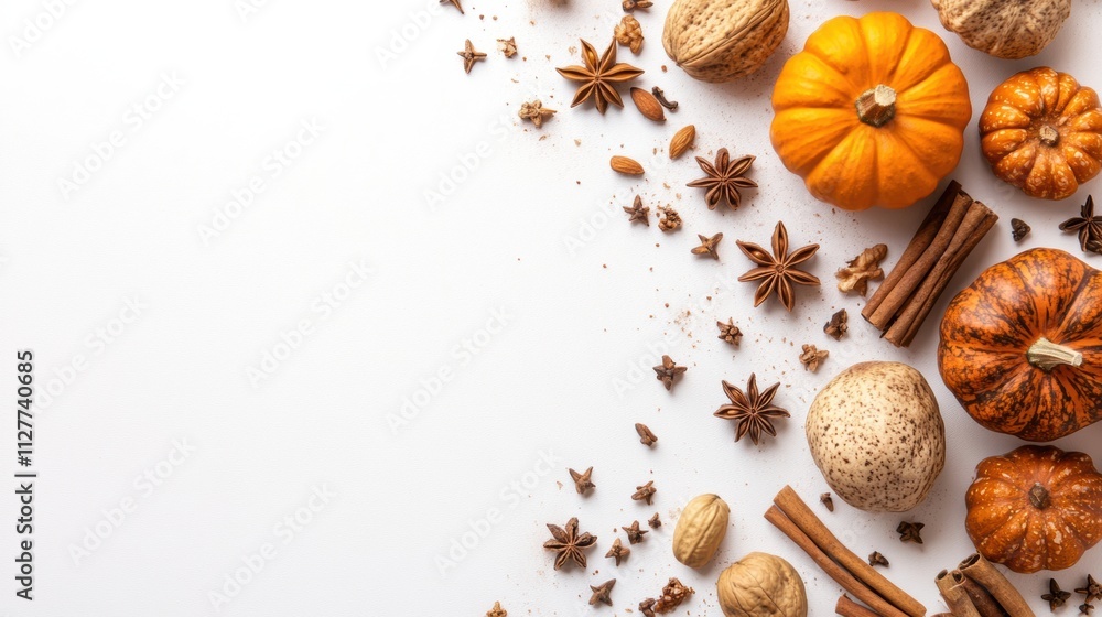Pumpkin in Fall for holiday seasonal decoration. Pumpkin in Fall for holiday seasonal decoration.