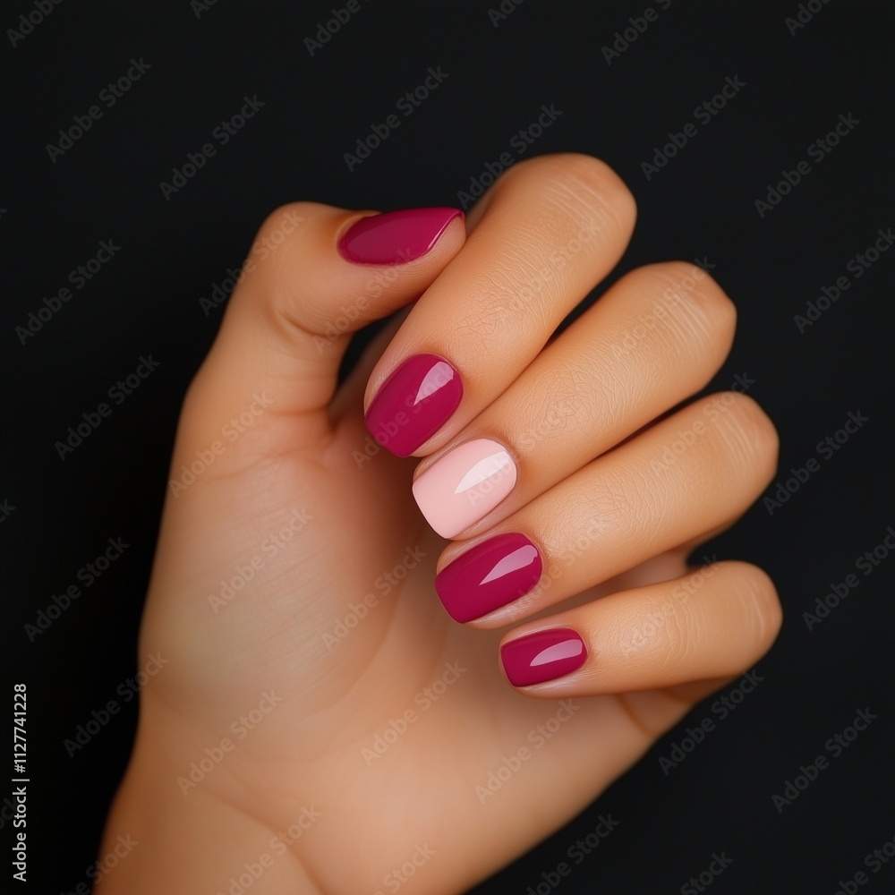 Pink and magenta elegant manicure Pink and magenta elegant manicure