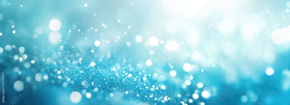 Abstract blue sparkle background with bokeh lights. Abstract blue sparkle background with bokeh lights.
