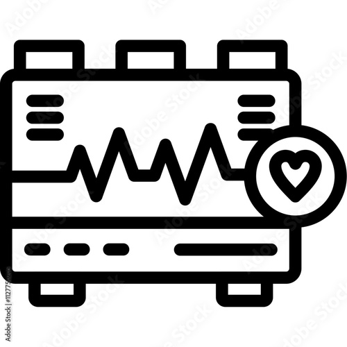 Cardiology Machine Icon