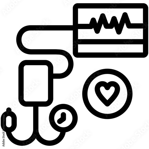 Blood Pressure Monitor Icon