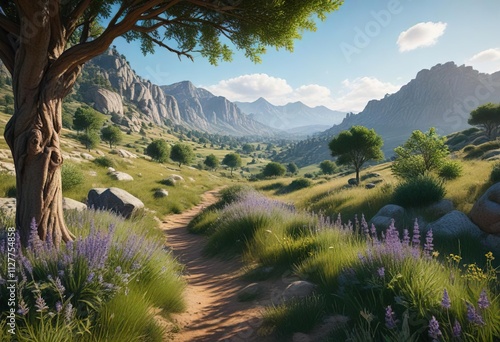 AUBAGNE et les HERBES sauvages de la MONTAGNE, greenery, alpine plants