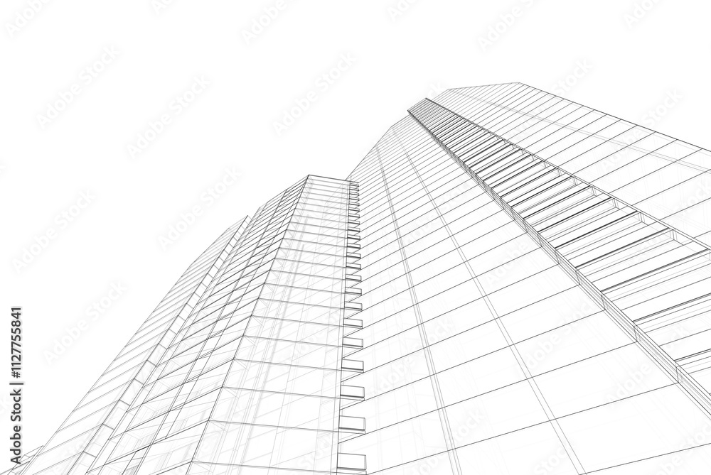 architecture 3d illustration architecture 3d illustration