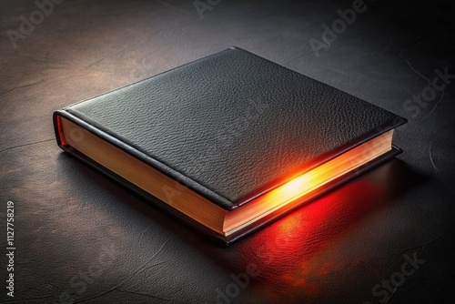 Black Book on Black Surface - High Quality AI Photo