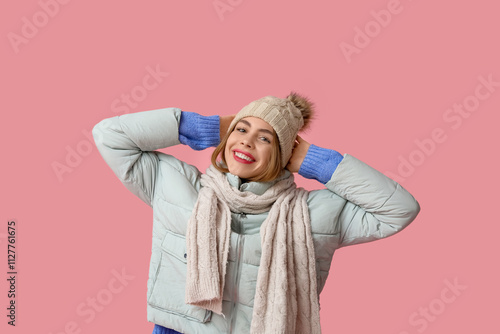 Beautiful young happy woman...